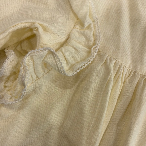 Zara Cream Smocked Sundress with Bishop Sleeves size 4-5 years - Picture 9 of 11